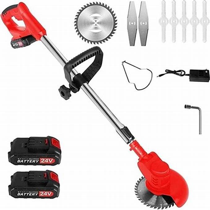 CORTA CESPED ELECTRICO 2 BATERIAS DE 48V- ¡Doble batería, máxima fuerza!