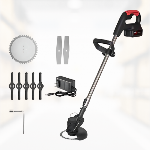 CORTA CESPED ELECTRICO 2 BATERIAS DE 48V- ¡Doble batería, máxima fuerza!